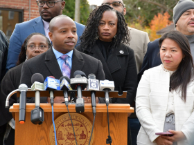 Mayor Cavalier Johnson at Brostoff Bill Signing