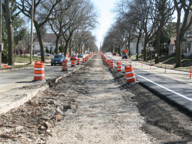 Humboldt Boulevard Construction