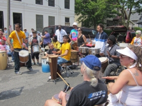 Jamming at Locust Street Festival