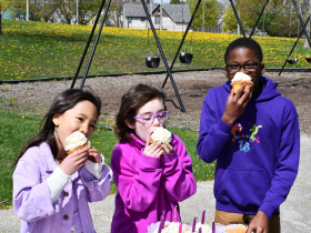 Birthday Cupcakes To Mark Launch of Stella's Playground Campaign