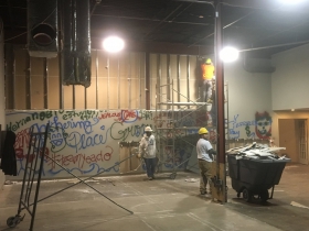 Construction of Gathering Place Brewing Company