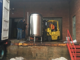 Construction of Gathering Place Brewing Company
