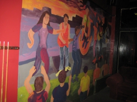 Mural in The Gig.