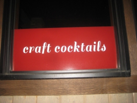 Craft Cocktails.