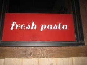 Fresh Pasta.