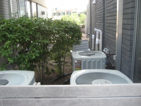 Three air conditioners