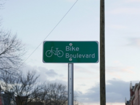 Bike Boulevard signage
