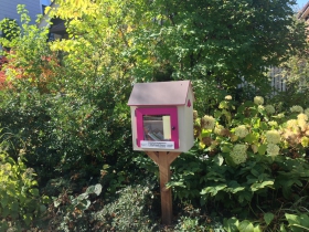 This Little Free Library is located on N. Fratney St. in Riverwest.