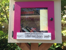 A Riverwest Little Free Library.