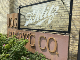Jos. Schlitz Brewing Co. sign