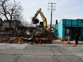 Demolition of 3613-3615 W. Burleigh St.
