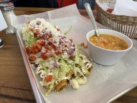 Flautas from Flautas y Chilaquiles Los Villa