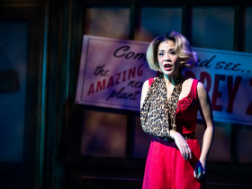 Ashley Oviedo (Audrey) in Skylight Music Theatre’s production of Little Shop of Horrors running November 19, 2021 - January 2, 2022.