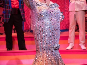Tommy Novak (Edna Turnblad) in rehearsal for Skylight Music Theatre’s production of Hairspray November 16 – December 30.