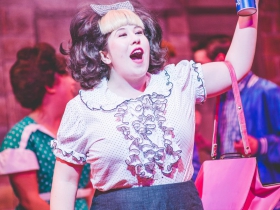 Maisie Rose (Tracy Turnblad) in rehearsal for Skylight Music Theatre’s production of Hairspray November 16 – December 30.