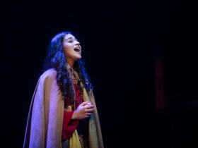 Alanis Sophia (Esmerelda) in Skylight Music Theatre’s production of The Hunchback of Notre Dame running May 20 – June 12, 2022.