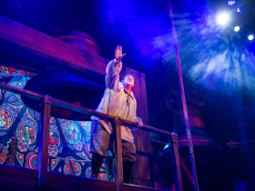 Ben Gulley (Quasimodo) in Skylight Music Theatre’s production of The Hunchback of Notre Dame running May 20 – June 12, 2022.