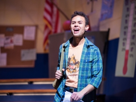 Yando Lopez (Chip Tolentino) in Skylight Music Theatre’s production of The 25th Annual Putnam County Spelling Bee running February 7 – February 23, 2020. 