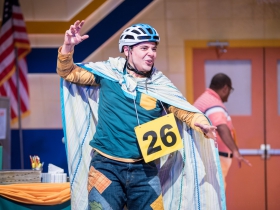 Ryan Stajmiger (Leaf Coneybear) in Skylight Music Theatre’s production of The 25th Annual Putnam County Spelling Bee running February 7 – February 23, 2020.