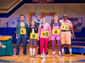 Cast members of Skylight Music Theatre’s production of The 25th Annual Putnam County Spelling Bee running February 7 – February 23, 2020.