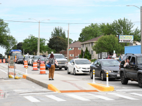 Traffic Calming Construction on W. Oklahoma Avenue