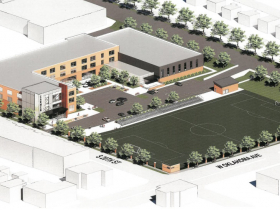 Carmen School on W. Oklahoma Ave. Rendering