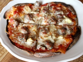 Story Hill BKC: Sausage and Shroom Flatbread