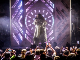 Lorde at the BMO Harris Pavilion 2014. 
