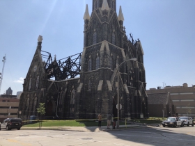 Trinity Evangelical Lutheran Church After the Fire