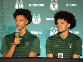 Brayden Burries and Nate Ament Press Conference