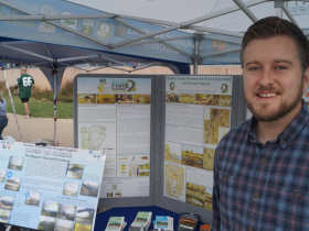 Ryan Miller with Ozaukee County fish passage at Harbor Fest 2023