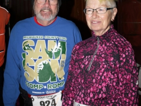 Dennis Shoemaker and Carol Hegland.