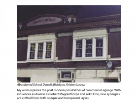 Abandoned School Detroit Michigan, Kristen Lopez