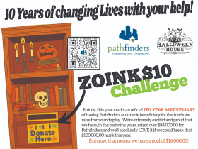 Pathfinders fundraising by A&J's Halloween House