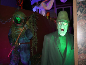 Creeper figure at A&J's Halloween House Scooby-Doo Theme