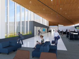 Milwaukee Mitchell International Airport new international terminal rendering
