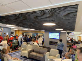 Lobby of Clinton Rose Senior Center