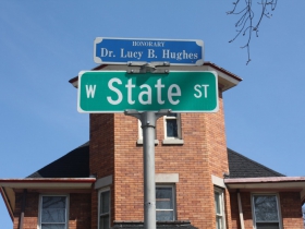 N. 30th and W. State streets (Dr. Lucy B. Hughes Honorary)