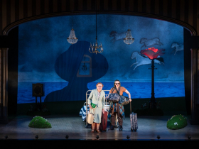 Milwaukee Repertory Theater presents Mrs. Christie April 14 – May 10, 2026. Pictured L to R: Dale Hodges and Zoë Sophia Garcia