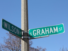 E. Wilson and S. Graham streets
