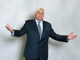 Comedian Jay Leno performed at the Grand Slam Charity Jam to help raise money for Camp Hometown Heroes.