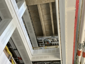 The Center for Forensic Science and Protective Medicine mid construction