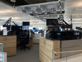 911 dispatch center at the Forensic Science and Protective Medicine Facility