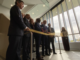 Ribbon cutting for the Forensic Science and Protective Medicine Facility