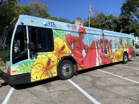 MCTS Hispanic Heritage Month Bus
