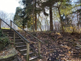 Steps to the grotto