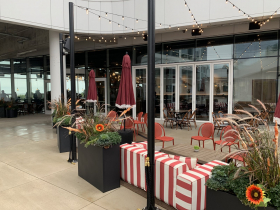 The Vig's patio