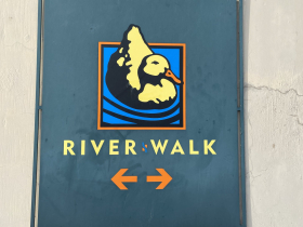 Riverwalk sign