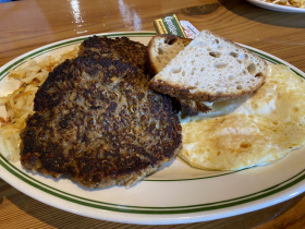 Small Town Breakfast/lentil sausage