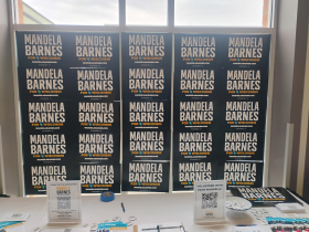 Mandela Barnes booth